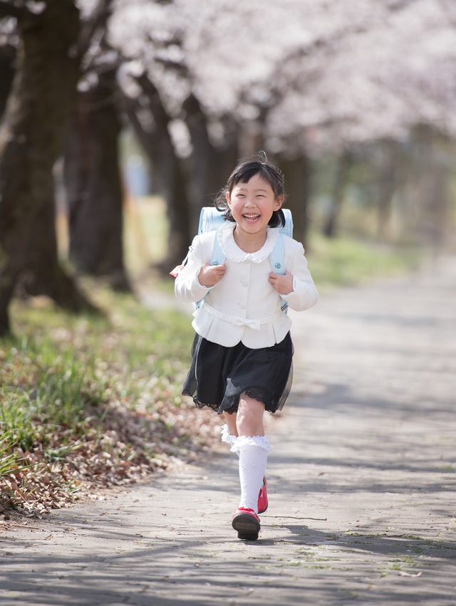 卒園と入学の記念撮影