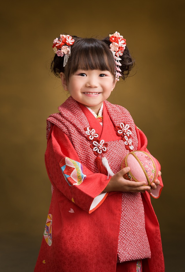 三歳の娘　人見知りの七五三