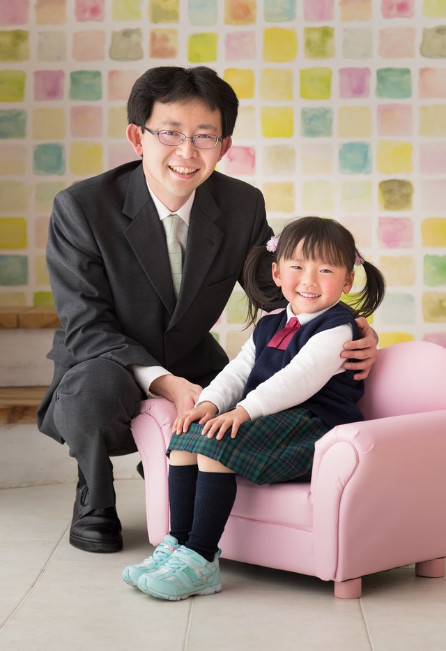 父と娘のツーショット