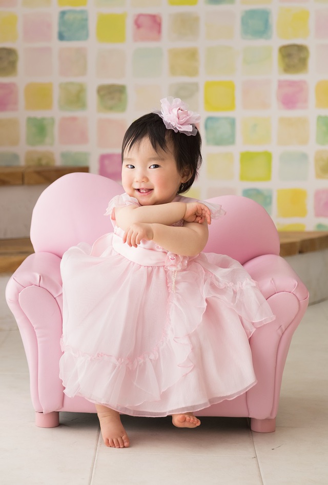 １歳のお誕生日の撮影